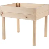 Hecht Hochbeet für Kinder 50 x 45 x 45 cm Beige