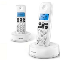 Philips Kabelloses Telefon Philips D1612W/34 1,6" 300 mAh Gap (2 pcs) weiß