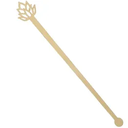 MONOUSO - Bambus Lotusblüte Getränkrührer 14cm (50 Stück)