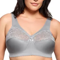 GLAMORISE Damen 1000 Full Coverage Bra, Grau, 100D - 100D