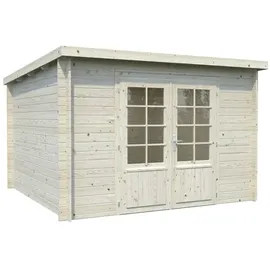 Palmako Ella Gartenhaus 3 x 3 m Beige