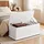 Homcom Sitzbank Aufbewahrungsbox Weiß 100 x 40 x 40 cm