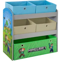 Phoenix Kinderregal Minecraft ca. 60x63.5x30 cm Grün/Blau