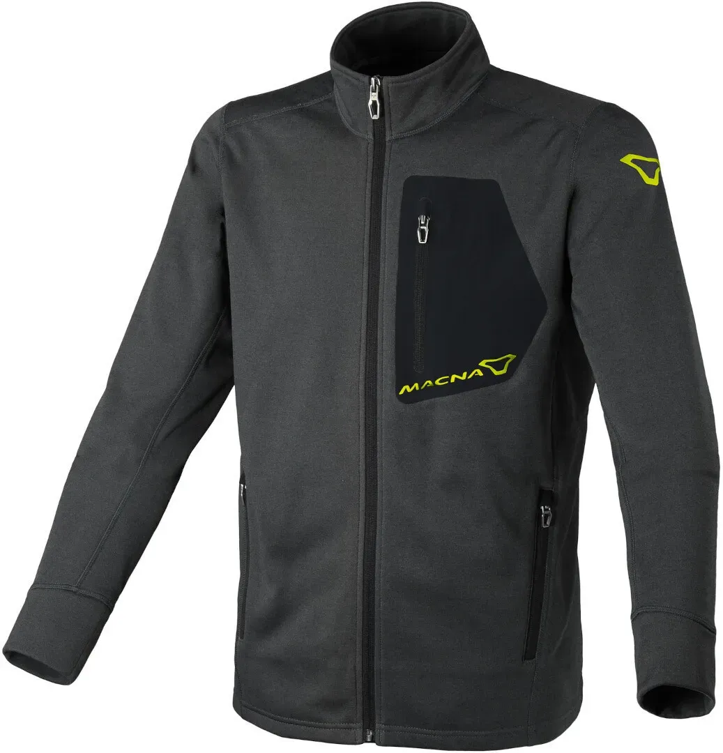 Macna Ripple 1.1 Sweatjack, zwart-grijs, 3XL Voorman