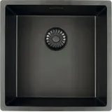 Caressi Cagrpp40bk-fl quadratisch flächenbündig schwarz Handbetätigung 440 x 440 mm