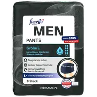 1x10 Facelle Men Pants Hygiene | mittlerer - starker Blasenschwäche | 8 | Gr. L