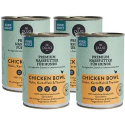 PUJA Nassfutter für Hunde 4x400g 400 g