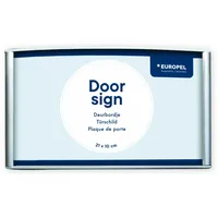 Europel Türschild 210 x 10CM silber,