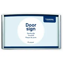 Europel Türschild 210 x 10CM silber,