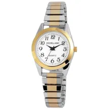 Excellanc Analog Metallzugband bicolor 28 mm