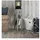 Garden Pleasure PADEA Beistelltisch Massivholz grau 25,0 x 25,0 x 67,0 cm