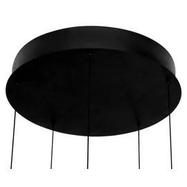 Novel Columbia 3-flg. 34,0x170,0 cm oval schwarz Aluminium