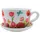 Dekohelden24 Pflanztasse 20 x 15 x 12 cm Rot
