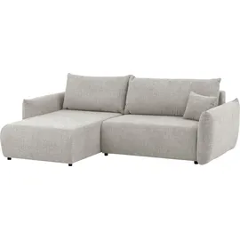 Home Affaire »MAVAS Schlafsofa mit Bettkasten, L-Form,« ca.257/127cm (Liegefläche 212/145 cm), Cord, Chenille, Struktur