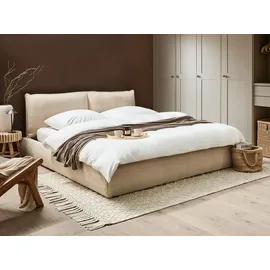 Beliani Vinay 180 x 200 cm Hellbeige