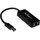 Startech USB 3.0 Gigabit Ethernet Adapter - 10/100/1000Mbit/s Netzwerk Adapter NIC mit USB Port - USB zu RJ45 - Passthrough Port - Schwarz