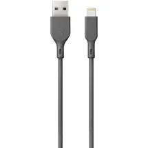 GP USB-Ladekabel USB 2.0 USB-A Stecker, Apple Lightning Stecker 1.00m Grau
