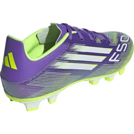 adidas F50 Club FG/MG Herren Purple Rush/Cloud White/Lucid Lemon 44 2/3