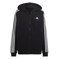 Adidas IC8782 W 3S FT FZ O HD Sweatshirt Damen Black/White M