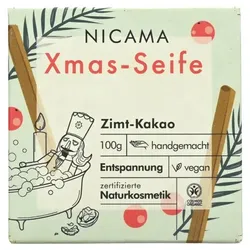 NICAMA Weihnachtsseife Zimt-Kakao