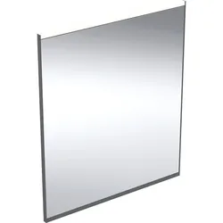 Geberit Option Plus Square Badspiegel 60 cm mit Licht, Spiegel, schwarz matt