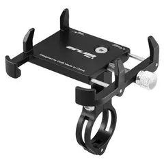 GUB PRO3 Fahrrad Handyhalterung Aluminium Scooter e-Bike Universal Handy Halterung Lenker für Handy Halter für 4,7-7,2 Zoll Smartphone, Navi - Schwarz