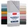 Blumtal Spannbettlaken Jersey 200 x 200 cm grau