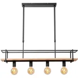 LUCIDE MILONGA - Pendelleuchten - 4xE27 - Schwarz