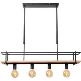 LUCIDE MILONGA - Pendelleuchten - 4xE27 - Schwarz