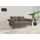 sit&more 2,5-Sitzer SIT & MORE "Emely, inkl. Sitztiefenverstellung", braun (hellbraun), B:189cm H:92cm T:123cm, 100% Polyester, Sofas, wahlweise mit Bettfunktion, Kopf- & Armteilverstellung