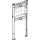 Geberit Duofix Vorwandelement für Dusche und Badewanne H: 98-112 cm