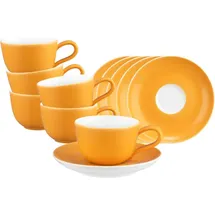 SELTMANN WEIDEN Espressotasse mit Untertasse 0,09 l Mango Orange 6 St.