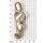 FIRETTI Brosche Schmuck Geschenk Ansteckschmuck tricolor, mit Glasstein goldfarben|schwarz
