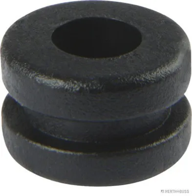 HERTH&BUSS Tülle H1 2mm Ø 6mm: Hochqualitative PVC-Tülle schwarz, doppelseitig offen