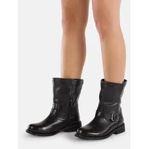 felmini wide fit Stiefelette Stiefelette Leder | Schwarz - 41