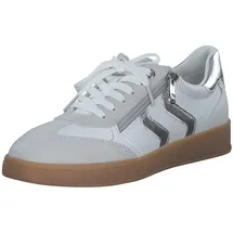 Marco Tozzi Schnürschuhe in white/silver | Gr.: 39 EU
