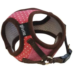 Hundegeschirr Gloria Punkte M Rosa