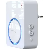 M-e ME BELL-521-RX Mobiler Funk-Empfänger mit Leuchtring, Batteriebetrieb, weiß