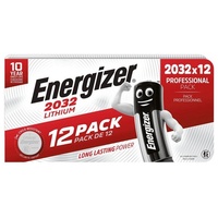 Energizer Knopfzellen-Batterie CR2032 12ST E304263600 Lithium