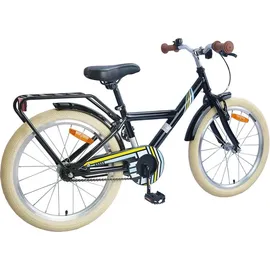 vidaXL Kinderfahrrad 18 Zoll schwarz