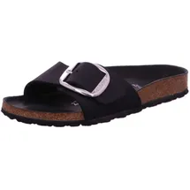 Birkenstock Madrid Big Buckle Nubukleder geölt schwarz 37