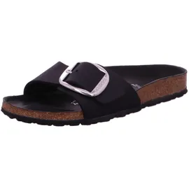 Birkenstock Madrid Big Buckle Nubukleder geölt schwarz 37