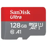SanDisk Ultra microSD + SD-Adapter UHS-I U1 A1 100 MB/s 128 GB