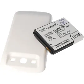 AccuCell Akku Galaxy S III, GT-I9300, Deckel marble-w, Smartphone Akku