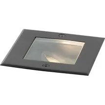 QAZQA Moderner Bodenspoiler Kunststoff verstellbar IP65 1x GU10 schwarz