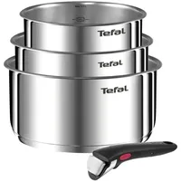 Tefal Ingenio Emotion L896S404, 4-teilig, Edelstahl, Induktion, Griff abnehmbar