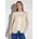Strick-Look Jacke Beige 44