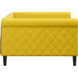 vidaXL Tagesbett Gelb 100x200 cm Samt