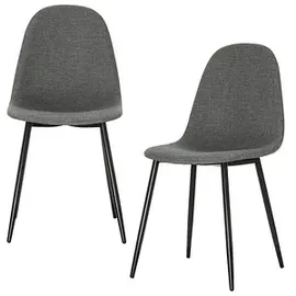 Paperflow 2 meet powered by PAPERFLOW Schalenstühle MUST CHMUSTX2.01.02 grau Stoff