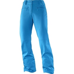 Salomon Snowtrip Pant W Lady, blauw, XS Voorvrouw